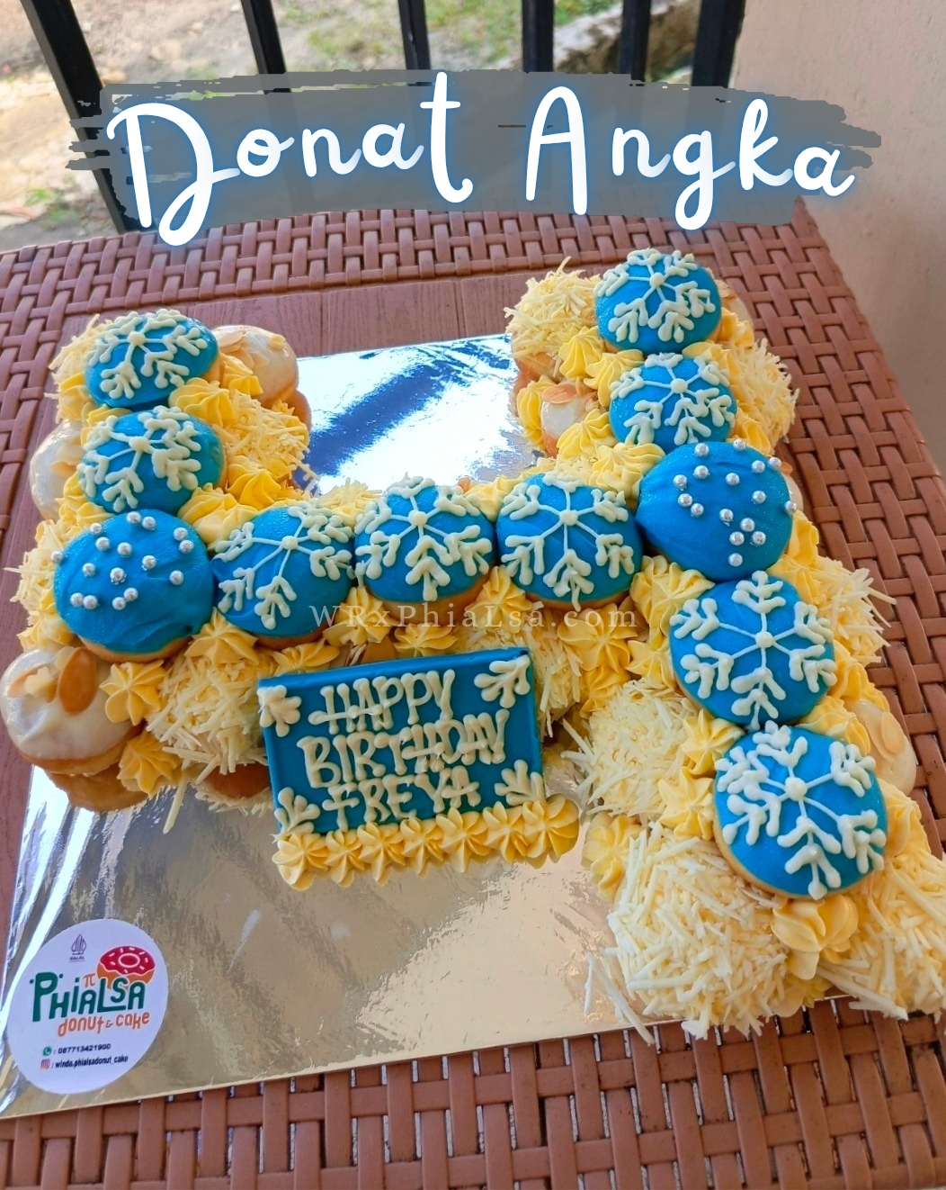 Donat Ulangtahun Angka  