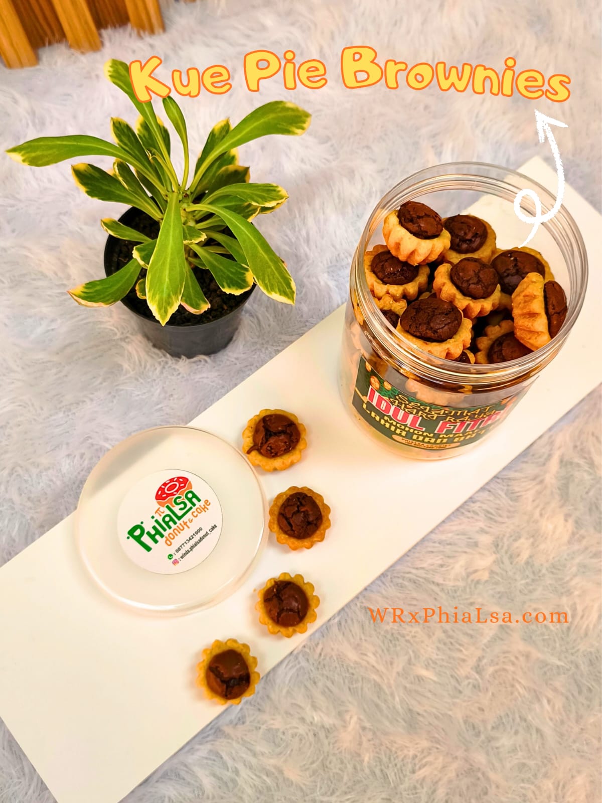 Kue Pie Brownies Cokelat